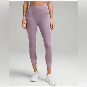 Lululemon Wunder Train Mesh Panel leggings